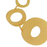 Alaya IN:STORE Bracciale organico a cerchio placcato oro V2