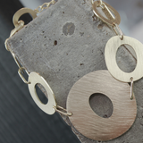 Alaya IN:STORE Bracciale organico a cerchio placcato oro V2