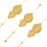 Alaya IN:STORE Bracciale Mega Circle Placcatura oro V2