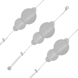 Alaya IN:STORE Mega Circle Armbånd Sølvbelagt V2