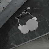 Alaya IN:STORE Mega Circle Armbånd Sølvbelagt V2