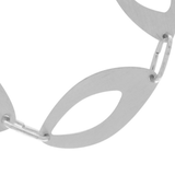 Alaya IN:STORE Asymmetrisk armbånd Sølvbelagt