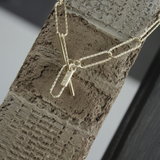 Tempeste IN:STORE Bracciale con graffetta a T Placcatura oro