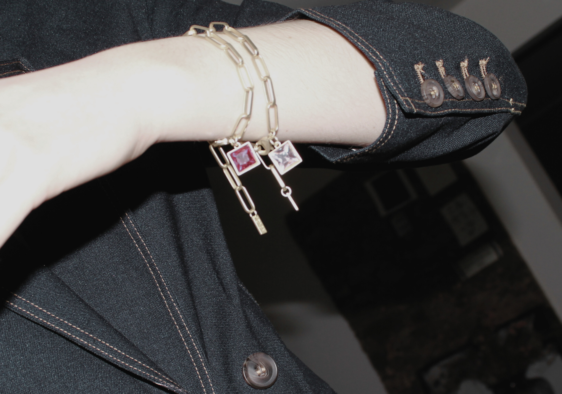 Audrey IN:STORE Sapphire Bracelet Silver Plating, DNSK Copenhagen
