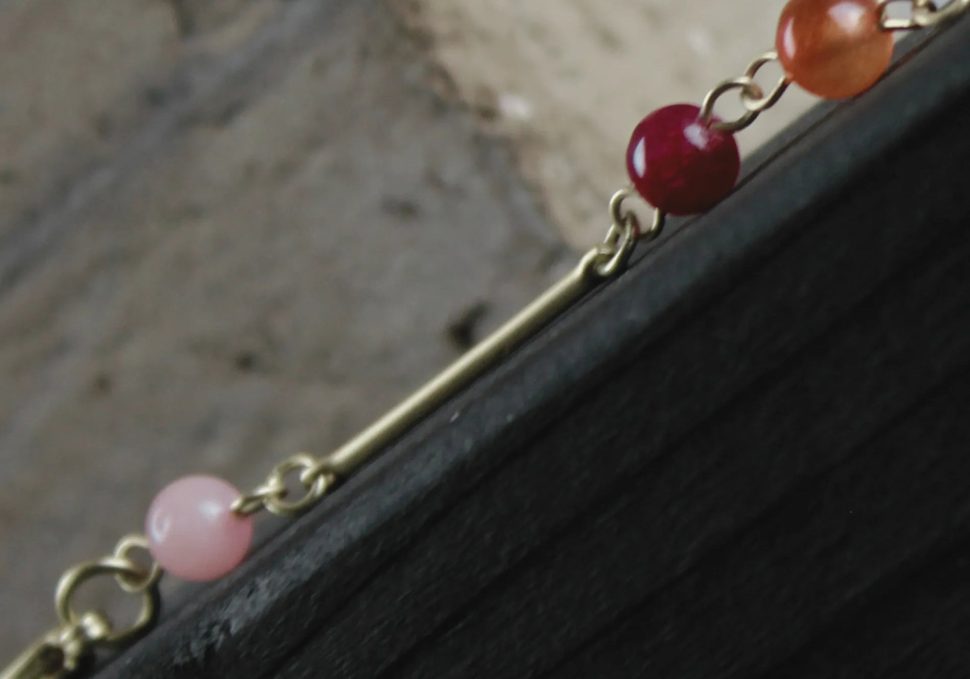 Audrey IN:STORE Roze ketting armband verguld, DNSK Kopenhagen
