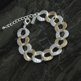 Audrey IN:STORE Kurzes 2-Ton-Armband Vergoldung