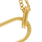 Tula IN:STORE Korte dikke ovale ring armband verguld