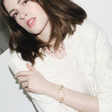 Tula IN:STORE Korte dikke ovale ring armband verguld