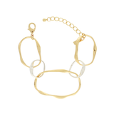 Elysian IN:STORE 2-tone organische armband verguld