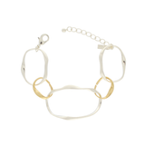 Elysian IN:STORE 2-tone Organic Armbånd Sølvbelagt