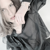 Elysian IN:STORE 2-tone Organic Armbånd Sølvbelagt