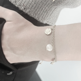 Audrey IN:STORE Bracciale corto a punti e perle multiple Placcatura oro