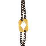 Anastazia LIMITED IN:STORE Bracciale a maglie grosse Placcatura in ematite