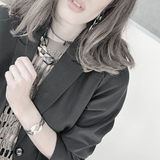 Anastazia LIMITED IN:STORE Bracciale a maglie grosse Placcatura in ematite