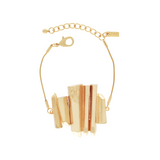 Elysian IN:STORE Bracciale a cubo placcato oro
