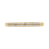 Joy Waterproof Bangle CZ Bianco Placcatura in oro 18K