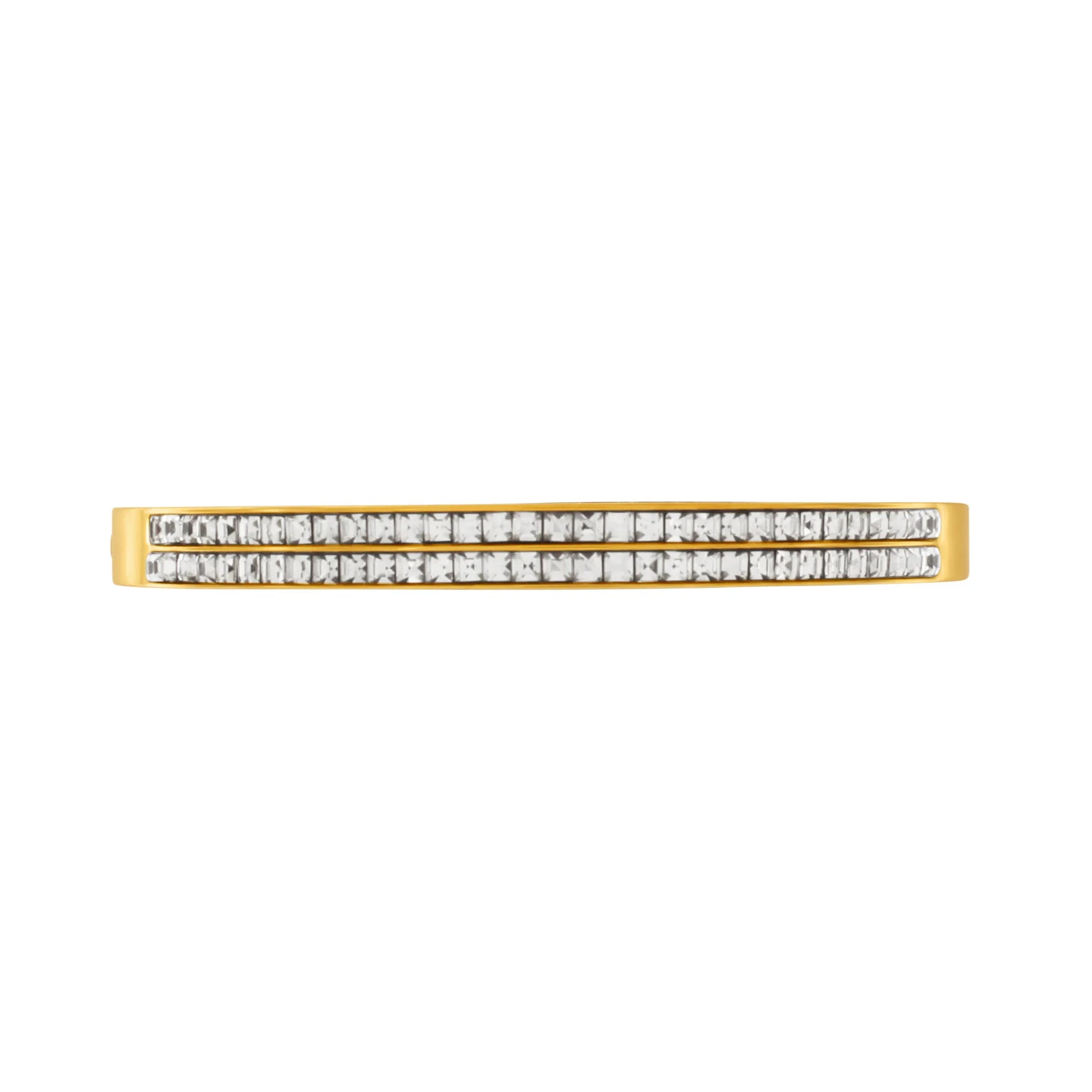 Joy Vattentåliga Bangle CZ vit 18K guldplätering, DNSK Copenhagen