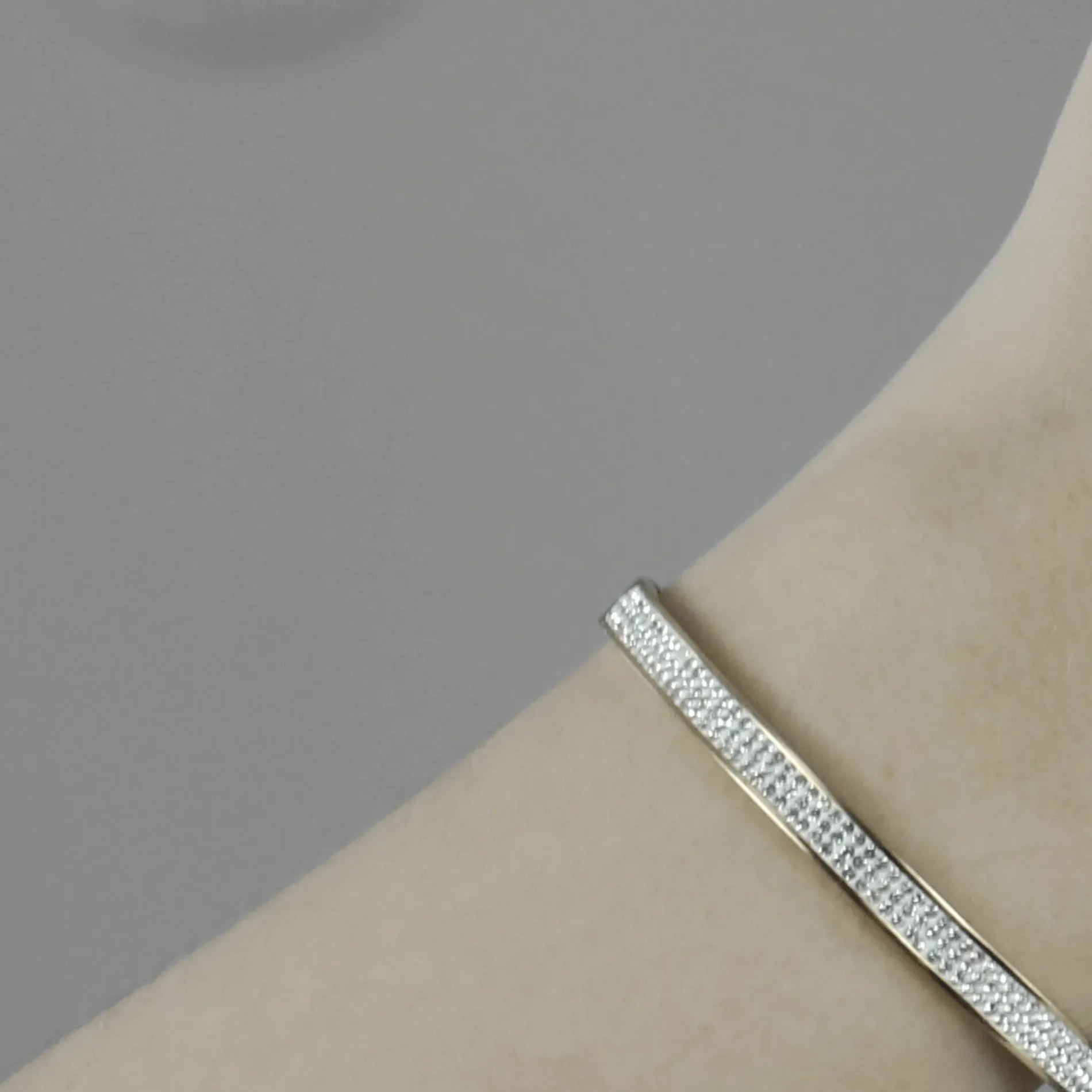 Joy Waterproof Bangle CZ White 18K Gold Plating - DANSK Copenhagen