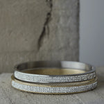 Joy Waterproof Bangle CZ White 18K Gold Plating -DNSK Copenhagen