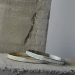 Joy Waterproof Bangle CZ White Shiny -DNSK Copenhagen
