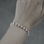 Joy Waterproof Elastic Pearl Mix Bracelet 18K Gold Plating -DNSK Copenhagen