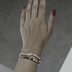 Joy Waterproof Clear CZ Delicate Bangle 18K Gold Plating -DNSK Copenhagen