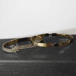 Joy Waterproof Clear CZ Delicate Bangle 18K Gold Plating -DNSK Copenhagen