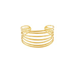 Courage Waterproof String Statement Cuff Bracelet 18K Gold Plating -DNSK Copenhagen