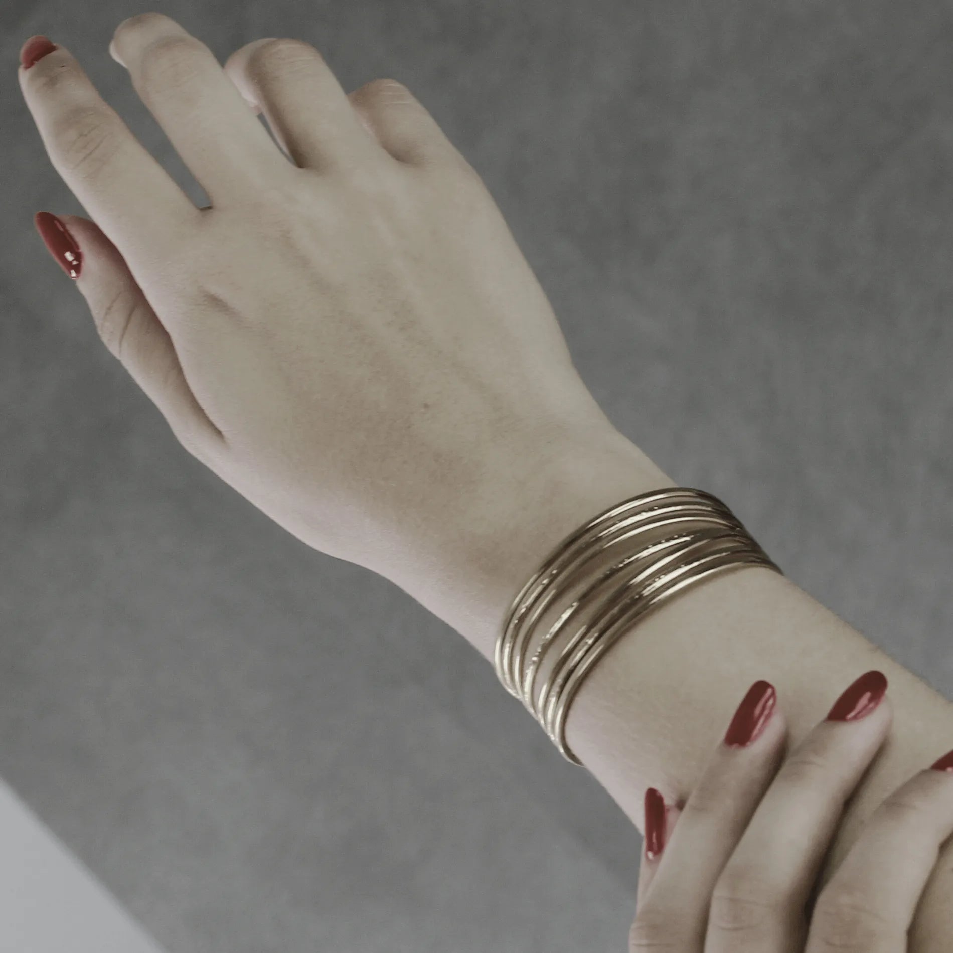 Courage Waterproof String Statement Cuff Bracelet 18K Gold PlatingDNSK Copenhagen