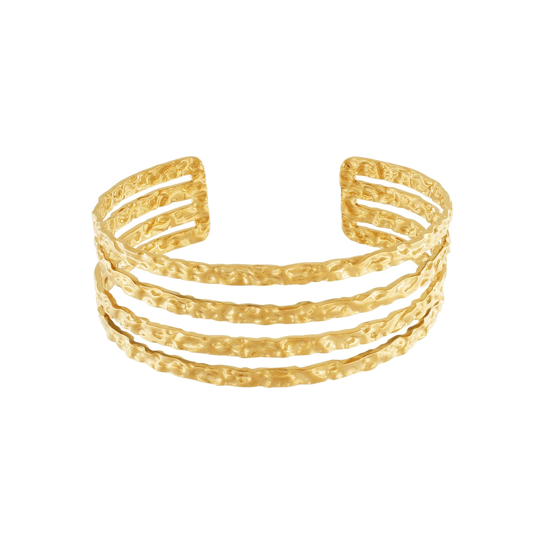 Courage Waterproof Irregular String Cuff Bracelet Gold Plating I Dansk Copenhagen