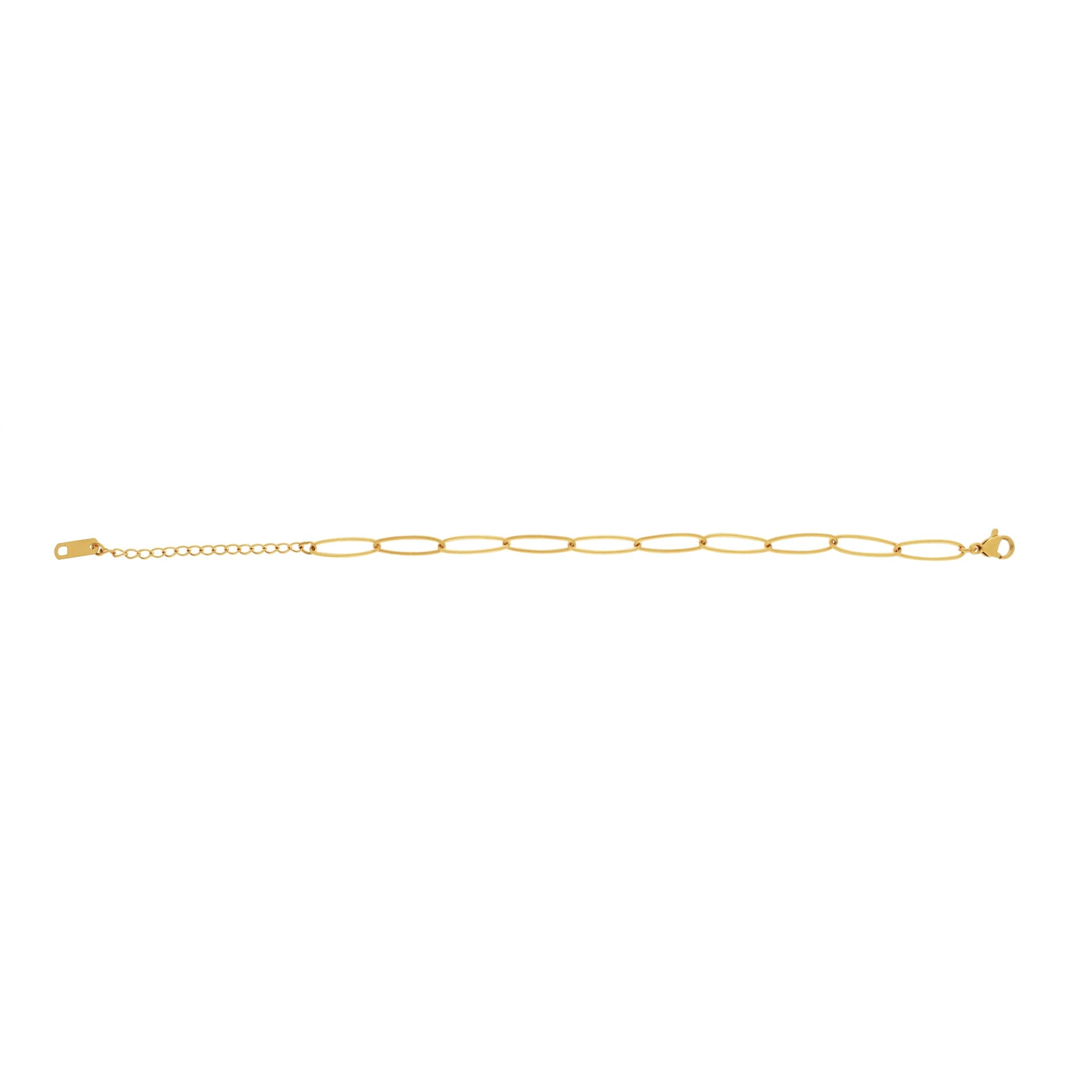 Passion Waterproof Oval Delicate Link Bracelet Gold Plating I Dansk Copenhagen