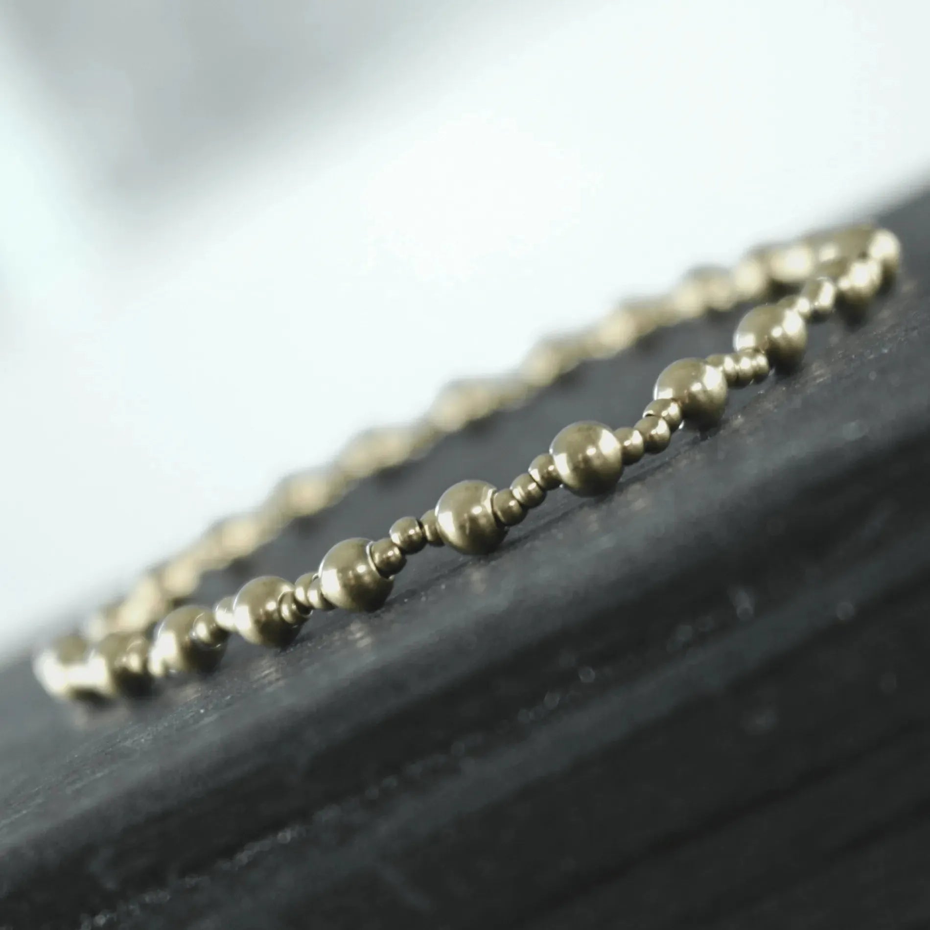Passion Waterproof Elastic 2 Ball Bracelet 18K Gold PlatingDNSK Copenhagen