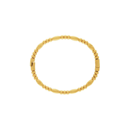 Passion Waterproof Oval Bangle Bracelet Gold Plating I Dansk Copenhagen