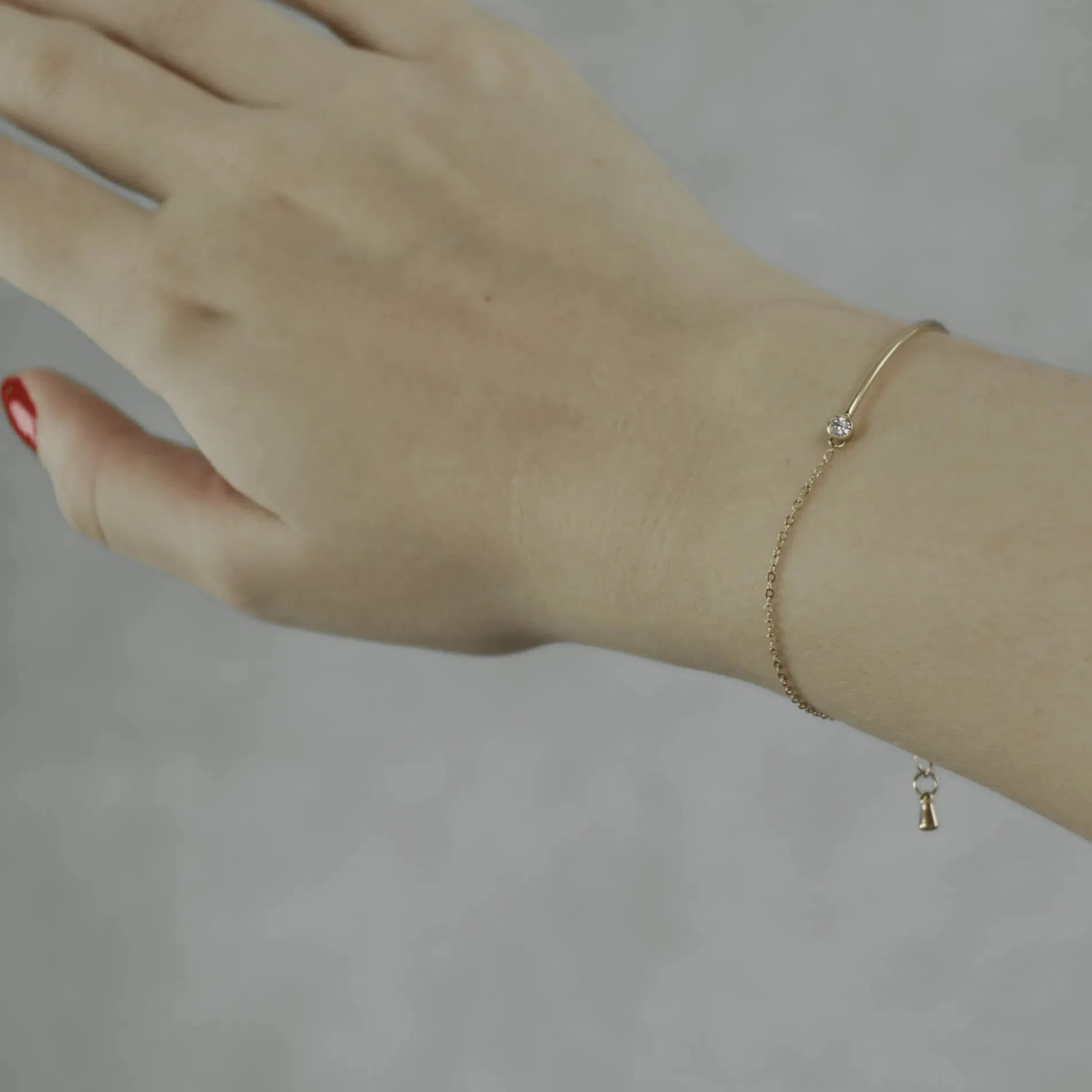 Joy Waterproof Clear CZ Bracelet 18K Gold PlatingDNSK Copenhagen