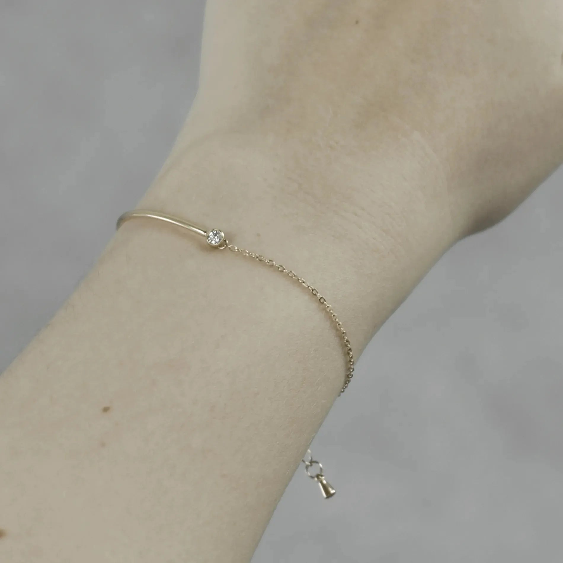 Joy Waterproof Clear CZ Bracelet 18K Gold PlatingDNSK Copenhagen