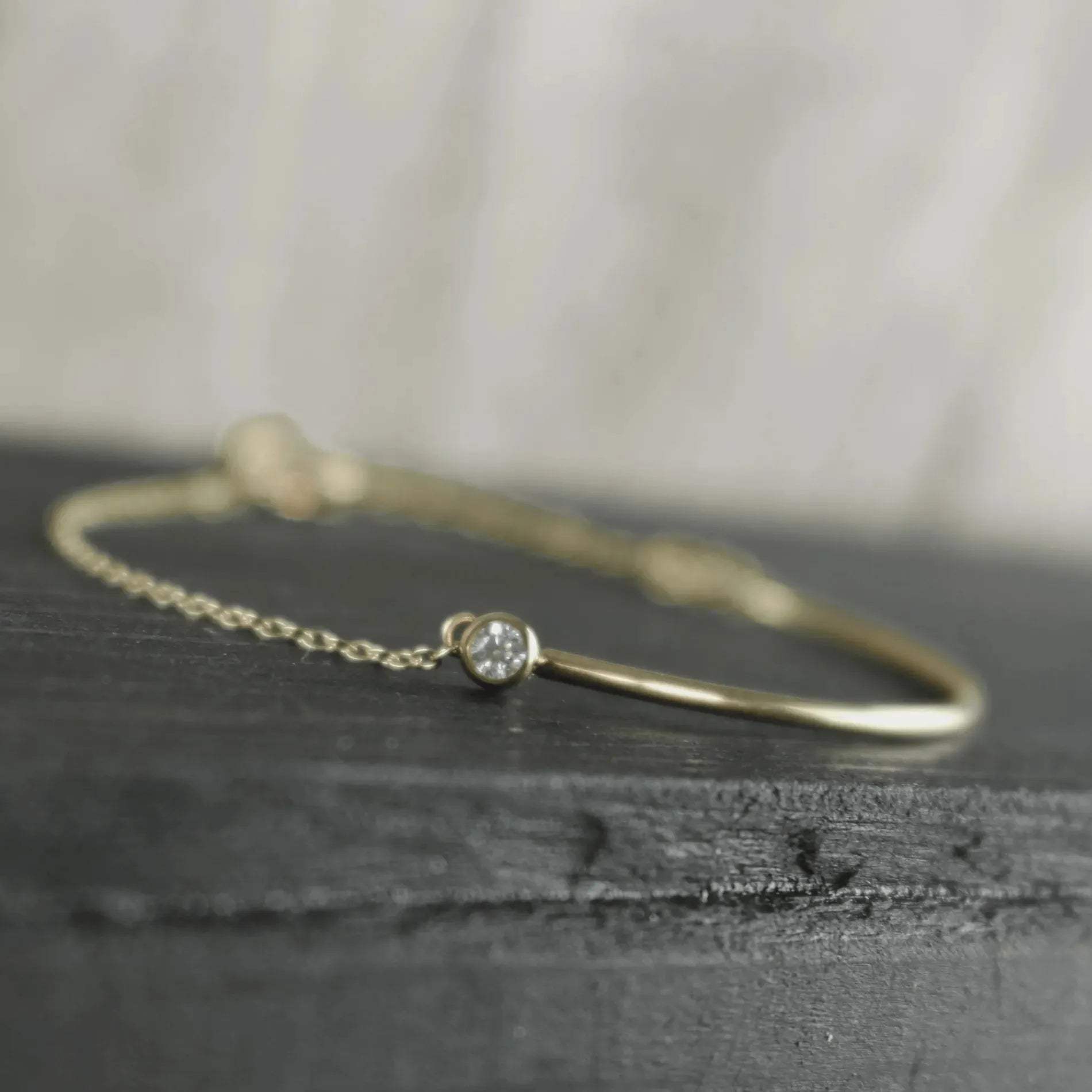 Joy Waterproof Clear CZ Bracelet 18K Gold PlatingDNSK Copenhagen