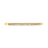 Joy Waterproof CZ sottile Bangle Placcatura in oro 18 carati