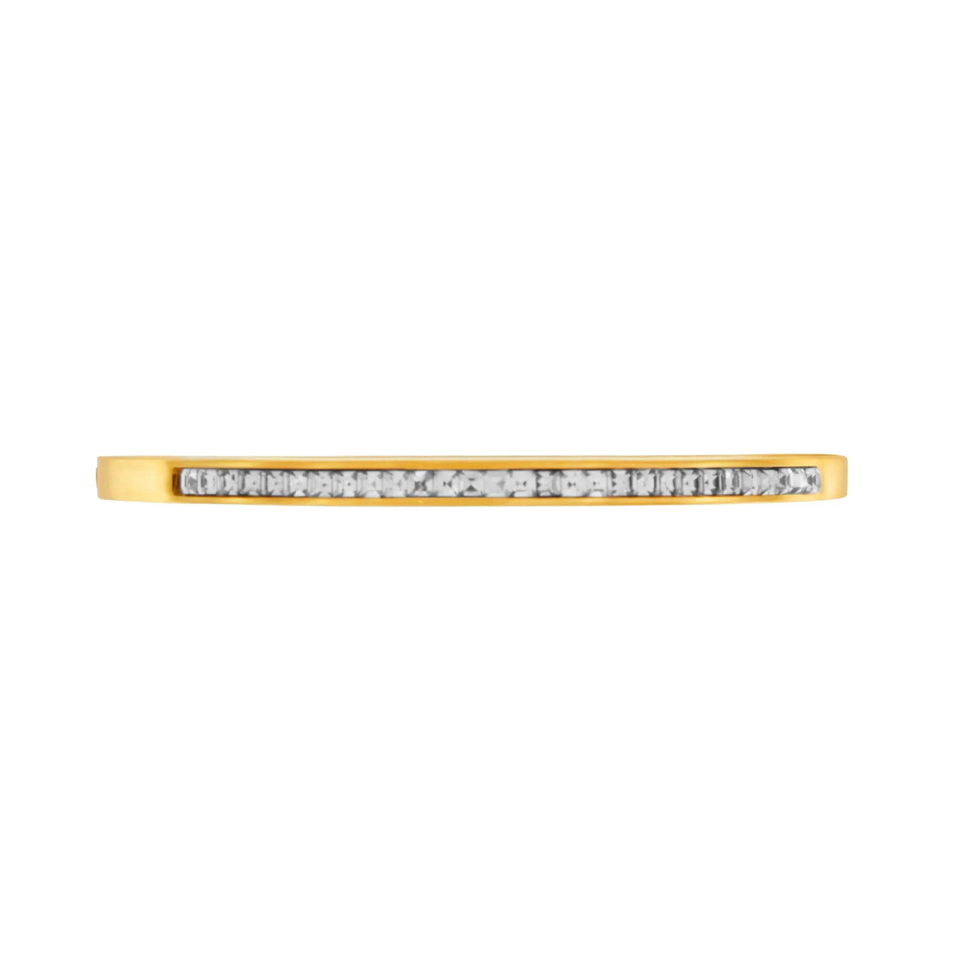 Joy Waterproof Slim CZ Bangle 18K Gold Plating, DNSK Copenhagen