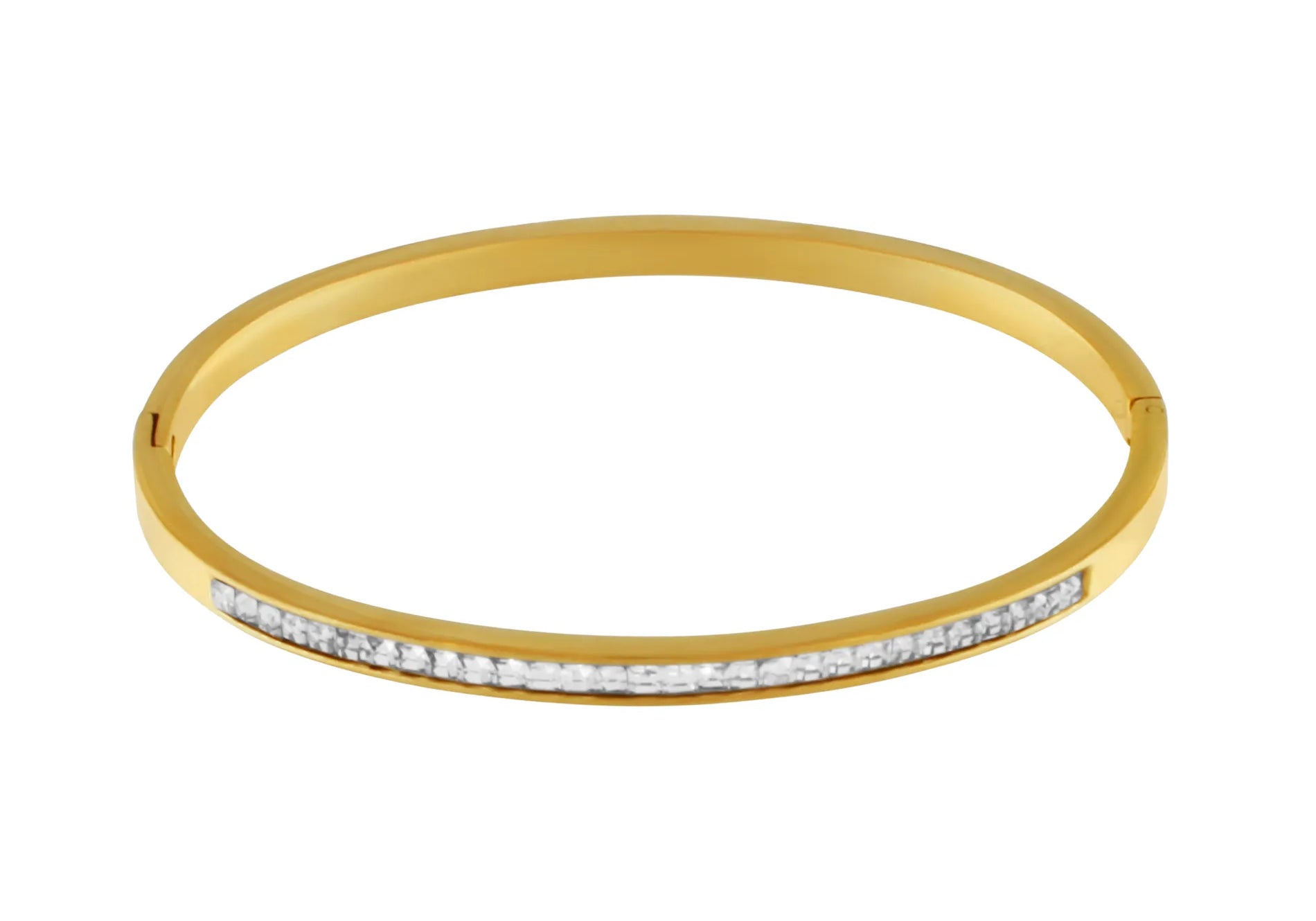Joy Waterproof Slim CZ Bangle Plaquage or 18K, DNSK Copenhagen