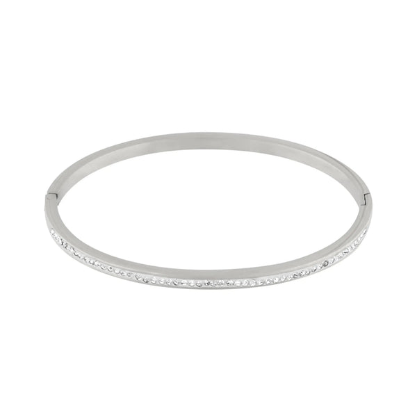 Joy Waterproof Slim CZ Bangle Plaqué argent -DNSK Copenhagen
