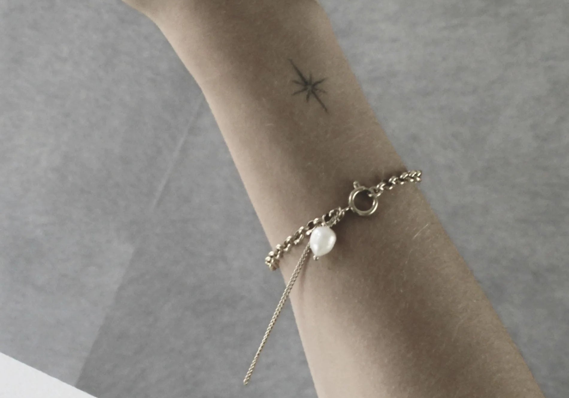 Joy Waterproof Link Pearl Bracelet 18K Gold Plating, Dansk Copenhagen