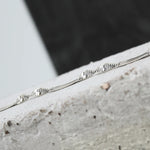 Passion Waterproof Twisted 2mm Herringbone Bracelet Silver Plating, Dansk Copenhagen