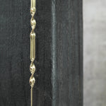 Passion Waterproof Twisted 2mm Herringbone Bracelet 18K Gold Plating, Dansk Copenhagen