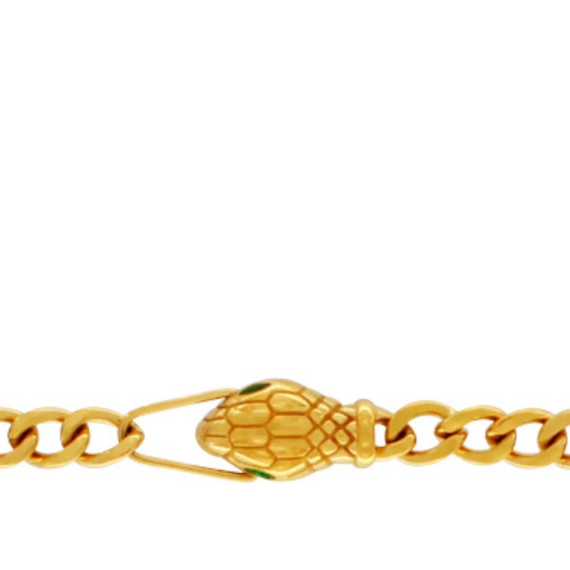 Joy Waterproof Snake Link Bracelet 18K Gold Plating, Dansk Copenhagen