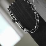 Courage Waterproof T-Bar Heart Bracelet Silver Plating -DNSK Copenhagen