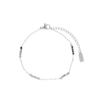 Passion Waterproof Square Mini Bead Bracelet Silver Plating, Dansk Copenhagen