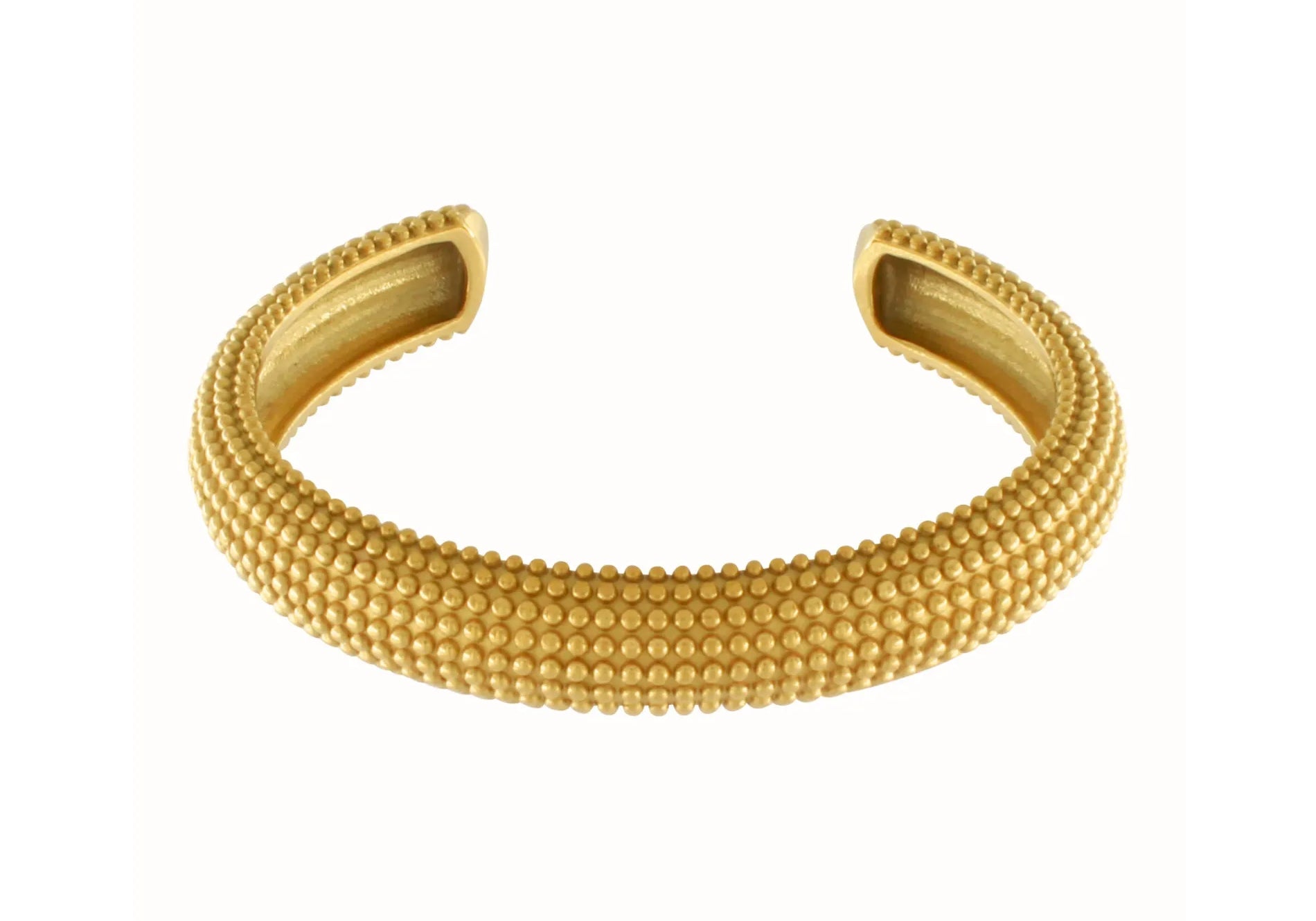 Courage Vattentåliga Oblong Cuff Armband 18K guldplätering, Dansk Copenhagen