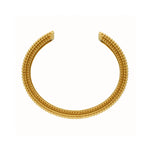 Courage Waterproof Oblong Cuff Pulsera chapada en oro de 18 quilates, Dansk Copenhagen
