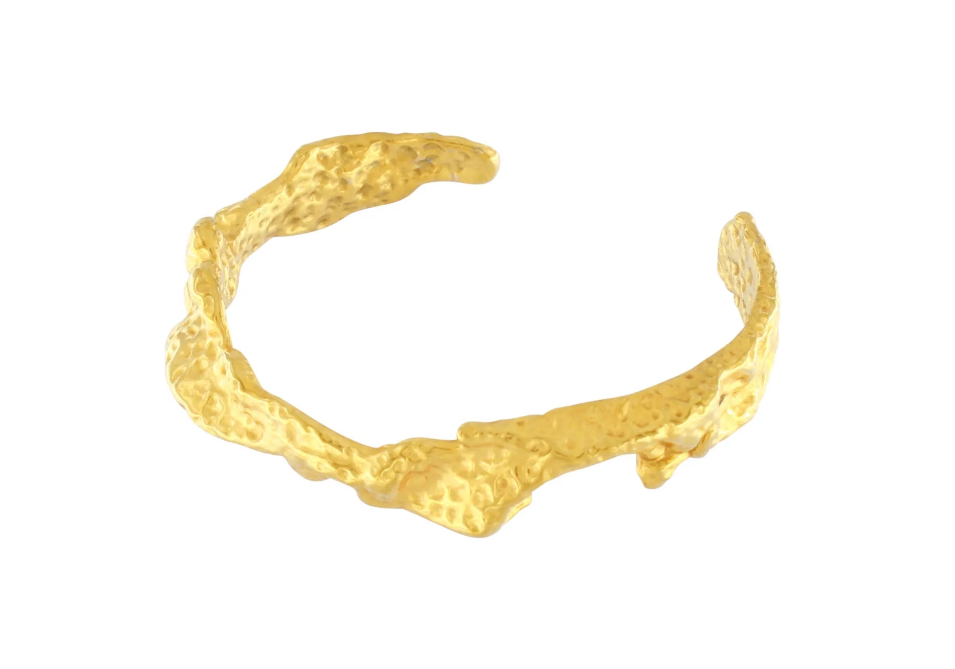 Courage Waterproof Organische verklaring Cuff 18K verguld, DNSK Kopenhagen