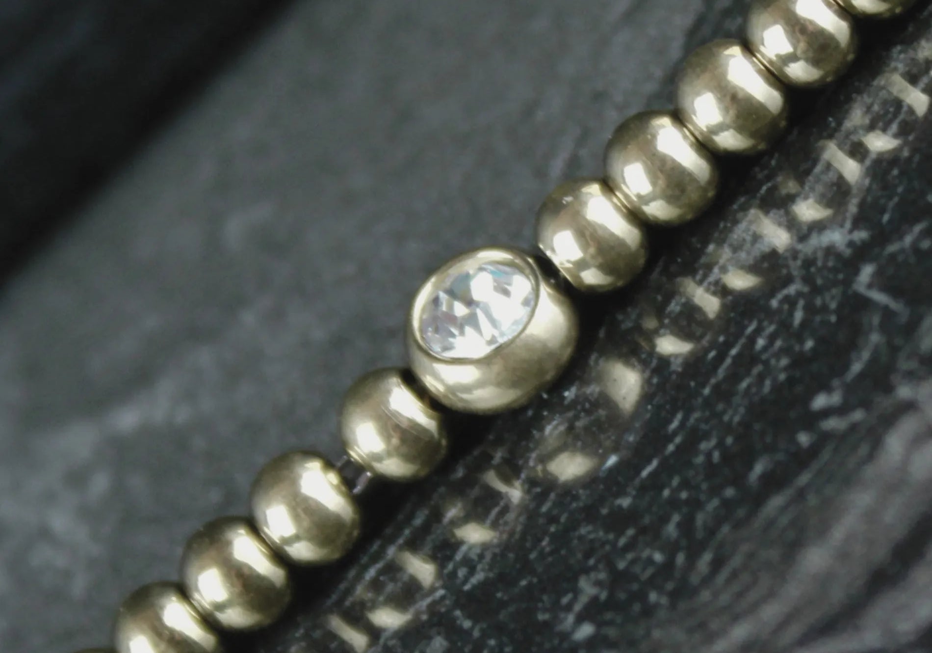 Joy Waterproof Heldere CZ & Bal Armband 18K Verguld, Dansk Copenhagen